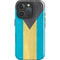 Bahamas Flag Distressed iPhone 16 Pro Max Impact Case