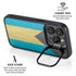 Bahamas Flag Distressed iPhone 16 Pro Max Kickstand Case