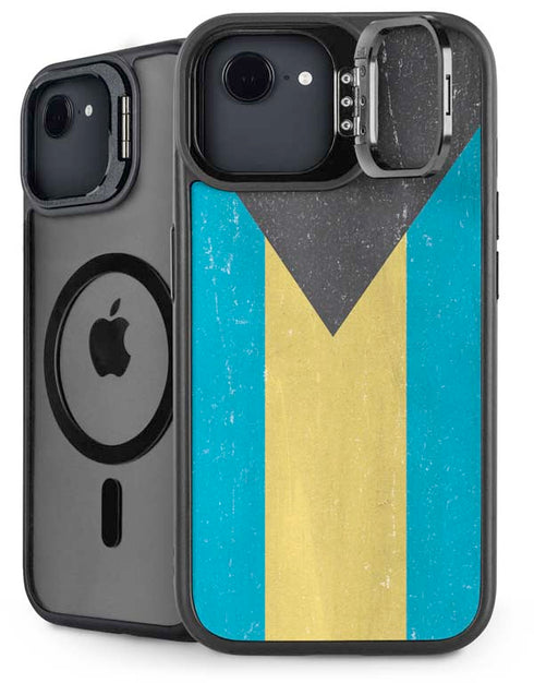 Bahamas Flag Distressed iPhone 16e Kickstand Case