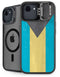 Bahamas Flag Distressed iPhone 16e Kickstand Case