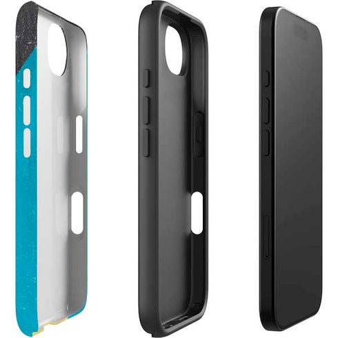 Bahamas Flag Distressed iPhone 16e Impact Case