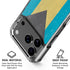 Bahamas Flag Distressed iPhone 18 Pro Clear Case