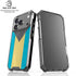 Bahamas Flag Distressed iPhone 18 Pro Clear Case