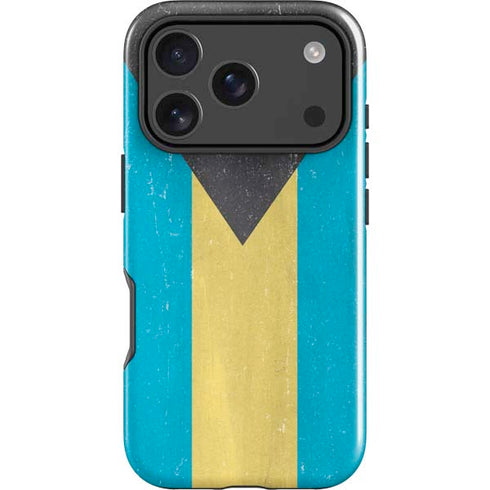 Bahamas Flag Distressed iPhone 18 Pro Impact Case