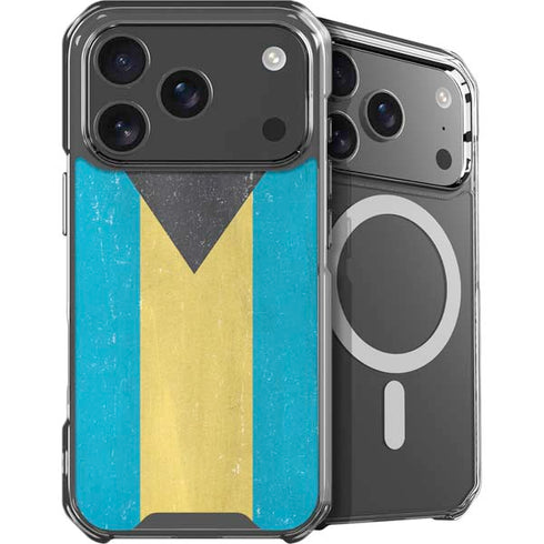 Bahamas Flag Distressed iPhone 18 Pro Max MagSafe Case