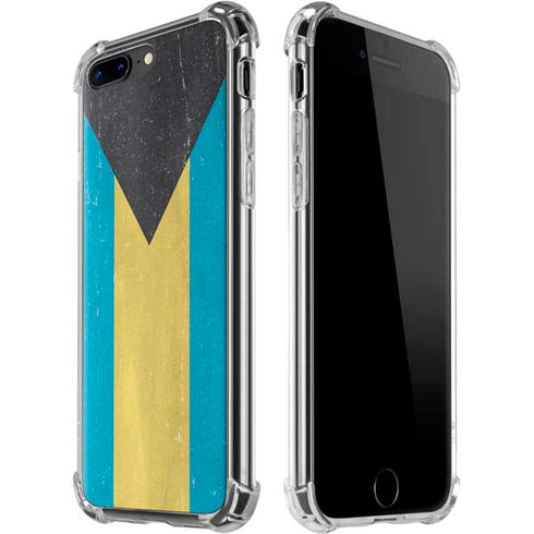 Bahamas Flag Distressed iPhone Cases