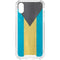 Bahamas Flag Distressed iPhone XS Clear Case