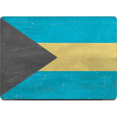 Bahamas Flag Distressed Apple MacBook Pro 14-inch Skin