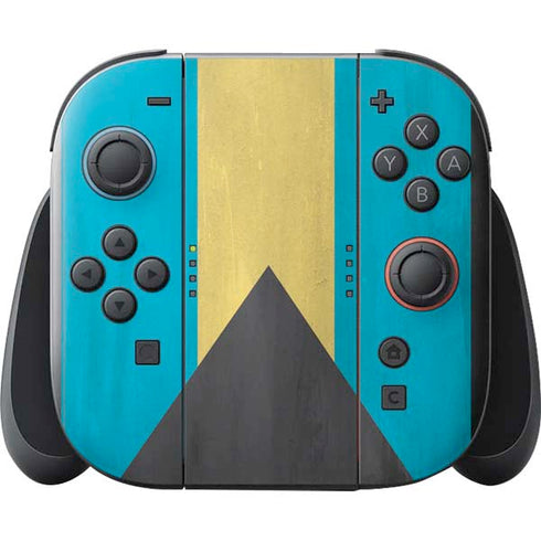 Bahamas Flag Distressed Nintendo Switch 2 (2025) with Joy-Con Skin