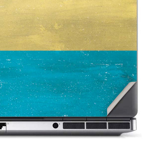 Bahamas Flag Distressed Dell Precision Skin