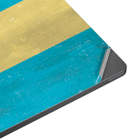 Bahamas Flag Distressed Surface Laptop 7 13.8in Skin