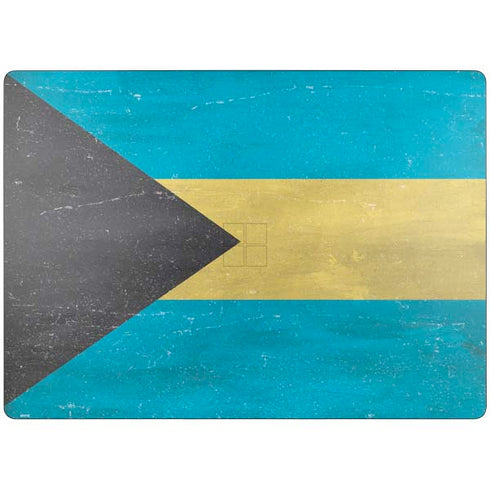 Bahamas Flag Distressed Surface Laptop 7 15in Skin