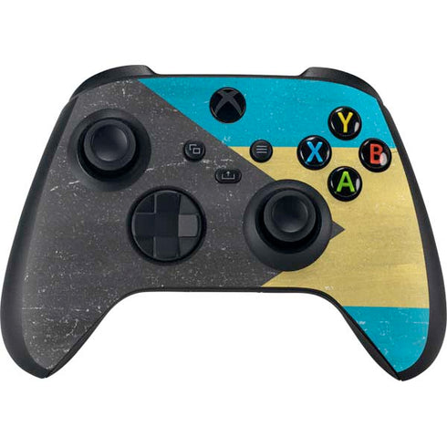 Bahamas Flag Distressed Xbox Series X Controller Skin