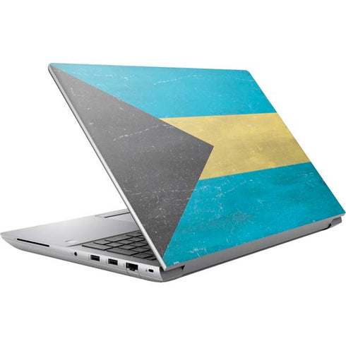 Bahamas Flag Distressed HP ZBook Fury 16 G10 Skin
