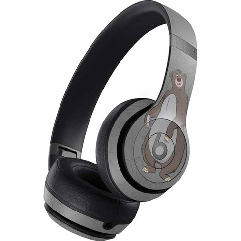 Disney Jungle Book Baloo Portrait Beats Solo 4 Wireless Headphones Skin