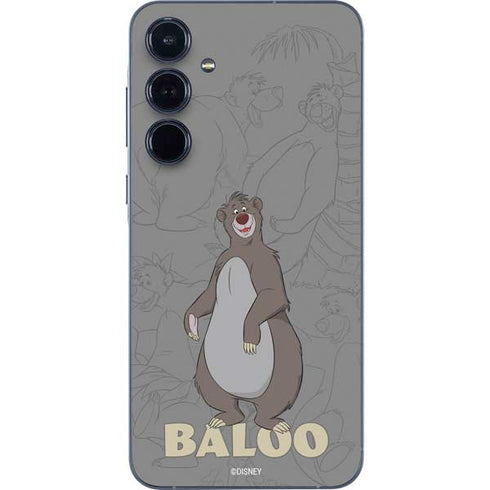 Disney Jungle Book Baloo Portrait Galaxy A35 5G Skin