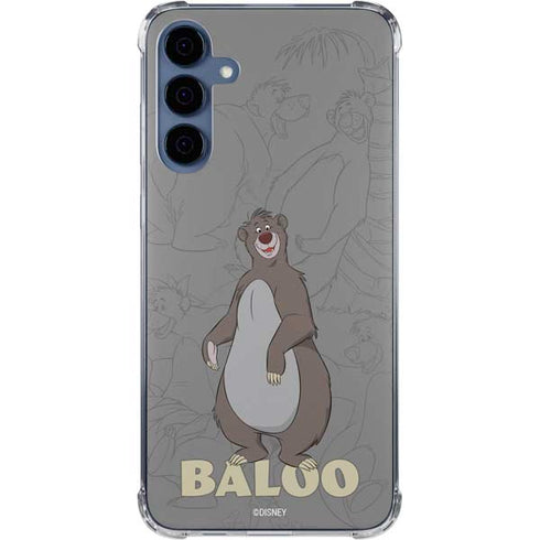 Disney Jungle Book Baloo Portrait Galaxy A55 5G Clear Case