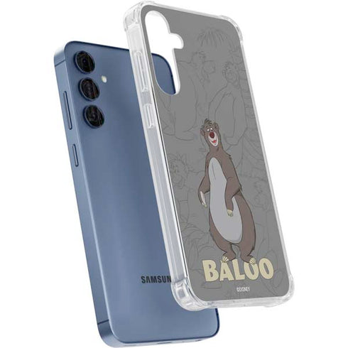 Disney Jungle Book Baloo Portrait Galaxy A55 5G Clear Case