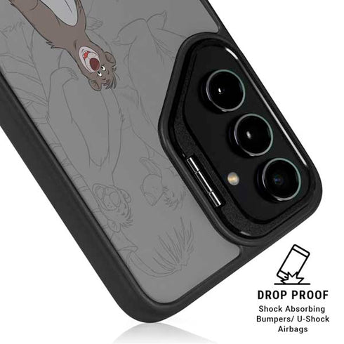 Disney Jungle Book Baloo Portrait Galaxy S25 Kickstand Case