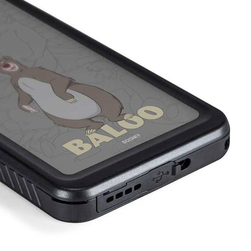 Disney Jungle Book Baloo Portrait Galaxy S24 Plus Waterproof Case