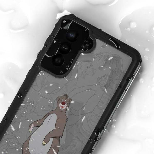 Disney Jungle Book Baloo Portrait Galaxy S24 Plus Waterproof Case