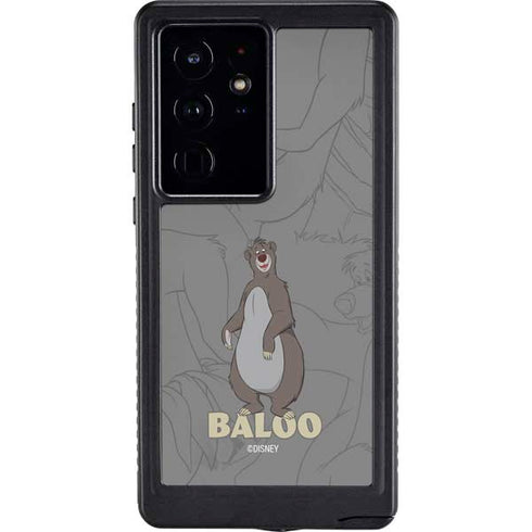 Disney Jungle Book Baloo Portrait Galaxy S24 Ultra Waterproof Case