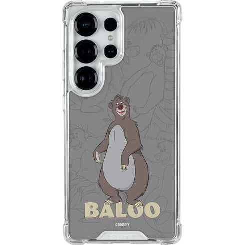 Disney Jungle Book Baloo Portrait Galaxy S25 Ultra Clear Case