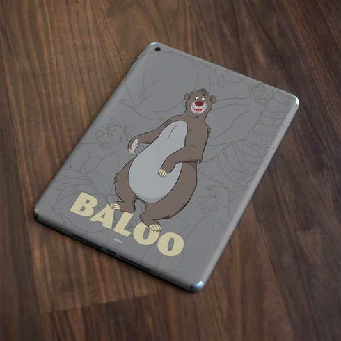 Disney Jungle Book Baloo Portrait Apple iPad Skin