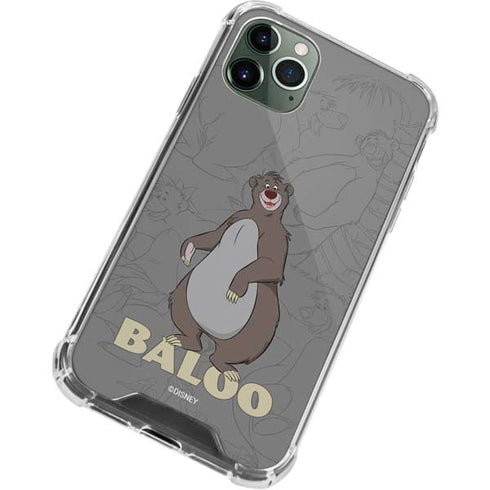 Disney Jungle Book Baloo Portrait iPhone 12 Pro Clear Case