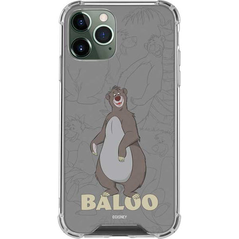 Disney Jungle Book Baloo Portrait iPhone 12 Pro Max Clear Case