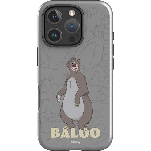 Disney Jungle Book Baloo Portrait iPhone 16 Pro Impact Case