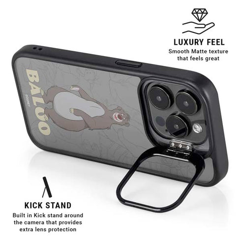 Disney Jungle Book Baloo Portrait iPhone 16 Pro Kickstand Case