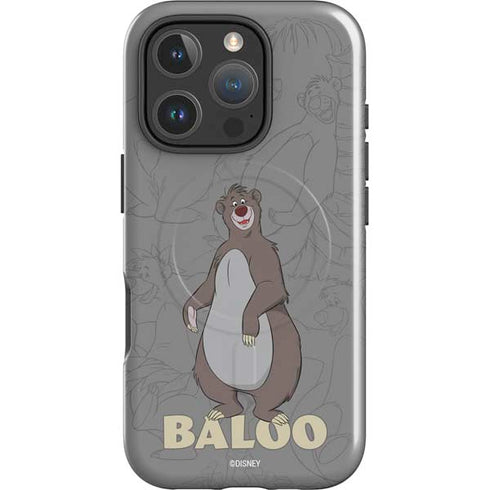 Disney Jungle Book Baloo Portrait iPhone 16 Pro Magsafe Impact Case