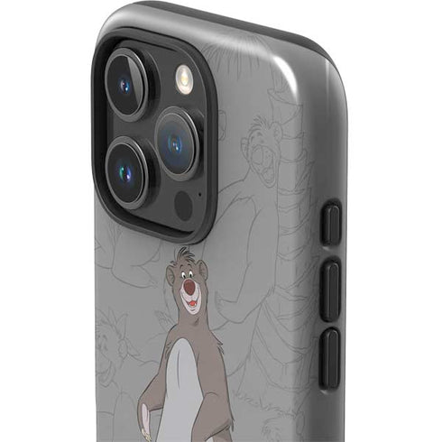 Disney Jungle Book Baloo Portrait iPhone 16 Pro Max Impact Case