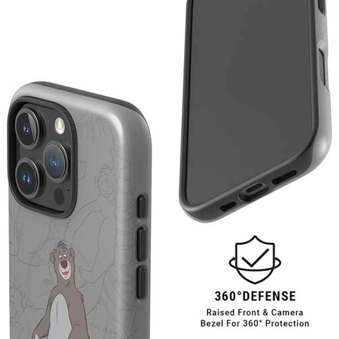 Disney Jungle Book Baloo Portrait iPhone 16 Pro Max Magsafe Impact Case