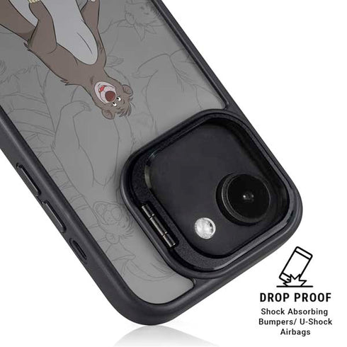 Disney Jungle Book Baloo Portrait iPhone 16e Kickstand Case