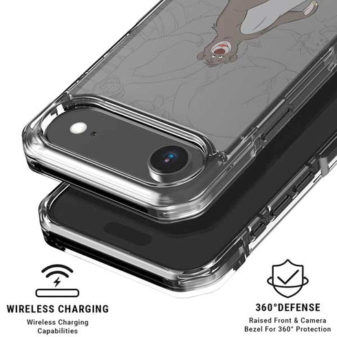 Disney Jungle Book Baloo Portrait iPhone 17 Air Clear Case