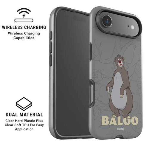 Disney Jungle Book Baloo Portrait iPhone 17 Air Magsafe Impact Case