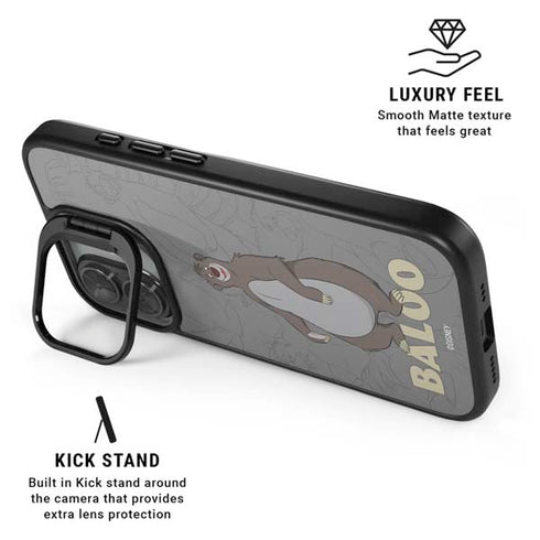 Disney Jungle Book Baloo Portrait iPhone 17 Kickstand Case
