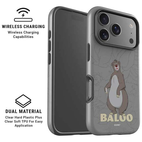 Disney Jungle Book Baloo Portrait iPhone 17 Pro Magsafe Impact Case