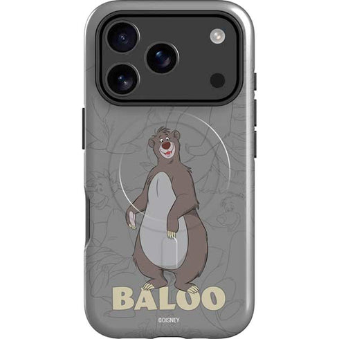 Disney Jungle Book Baloo Portrait iPhone 17 Pro Max Magsafe Impact Case