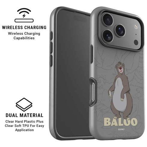 Disney Jungle Book Baloo Portrait iPhone 17 Pro Max Magsafe Impact Case