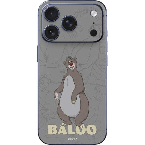 Disney Jungle Book Baloo Portrait iPhone 17 Pro Max Skin