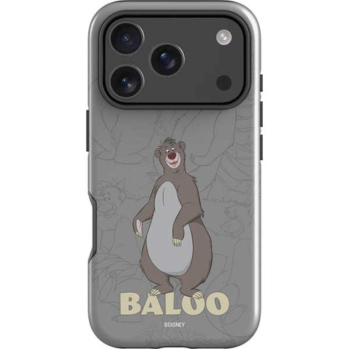 Disney Jungle Book Baloo Portrait iPhone 18 Pro Max Impact Case