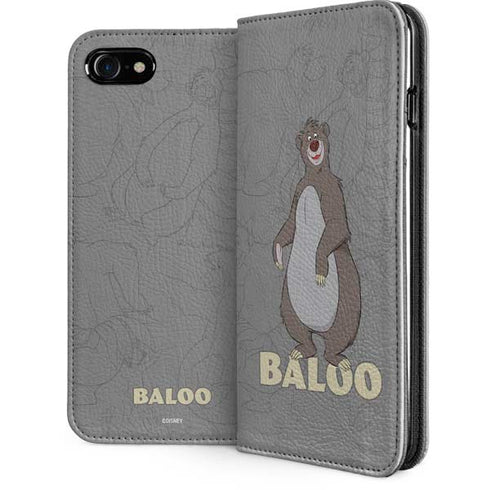 Disney Jungle Book Baloo Portrait iPhone SE (2nd & 3rd Gen) Folio Case