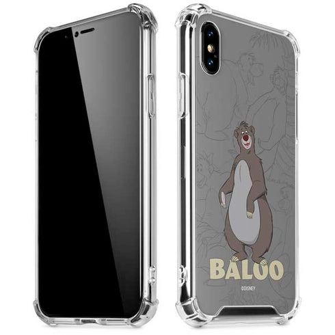 Disney Jungle Book Baloo Portrait iPhone X/XS Clear Case