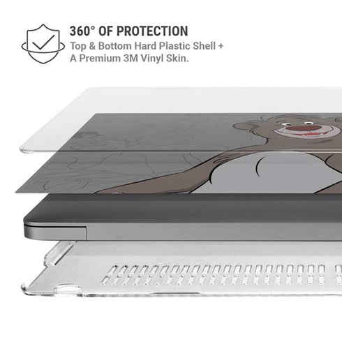 Disney Jungle Book Baloo Portrait MacBook Cases