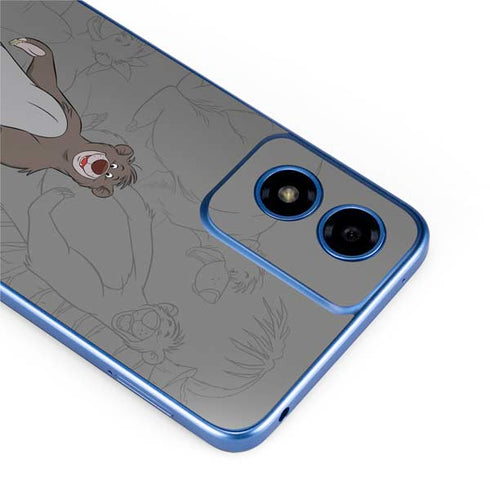 Disney Jungle Book Baloo Portrait Moto G Play 4G (2024) Skin