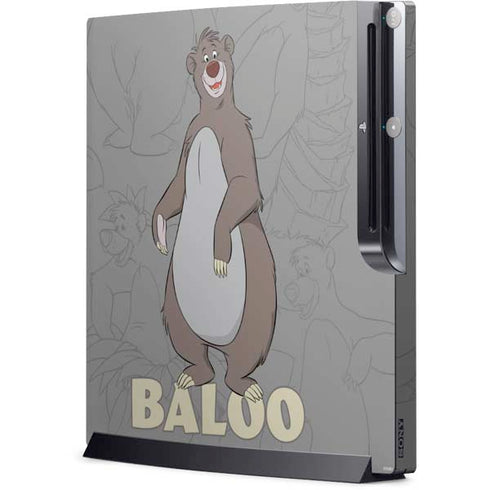 Disney Jungle Book Baloo Portrait Playstation 3 & PS3 Slim Skin