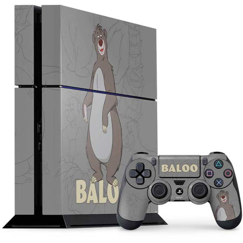Disney Jungle Book Baloo Portrait PlayStation PS4 Skins